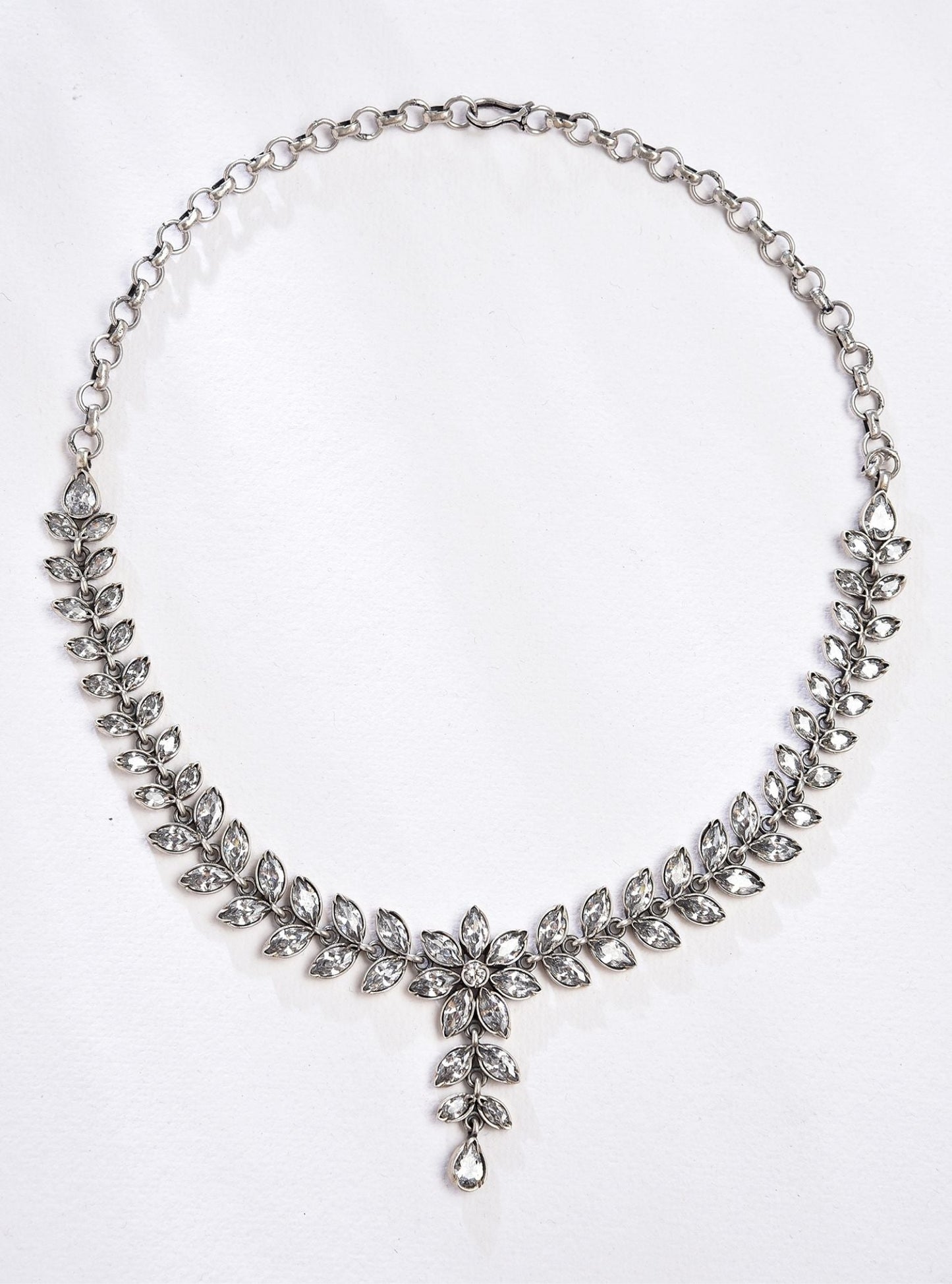 Pure Silver Sanshi Necklace