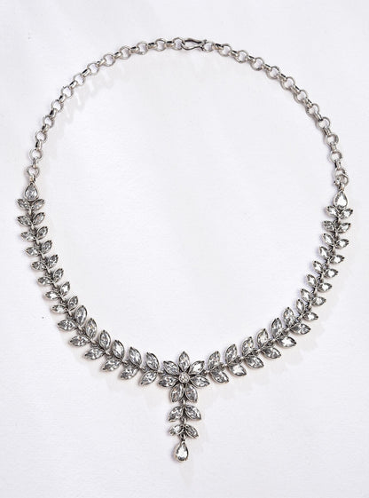 Pure Silver Sanshi Necklace