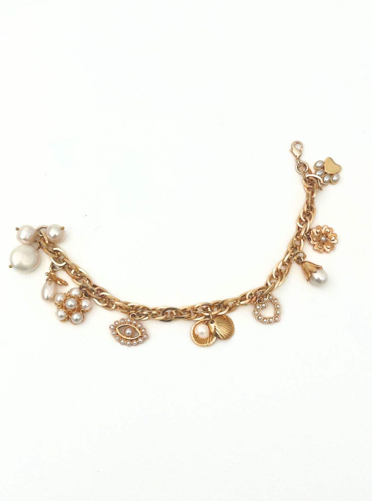 Pure Silver Mulmul Charm Bracelet