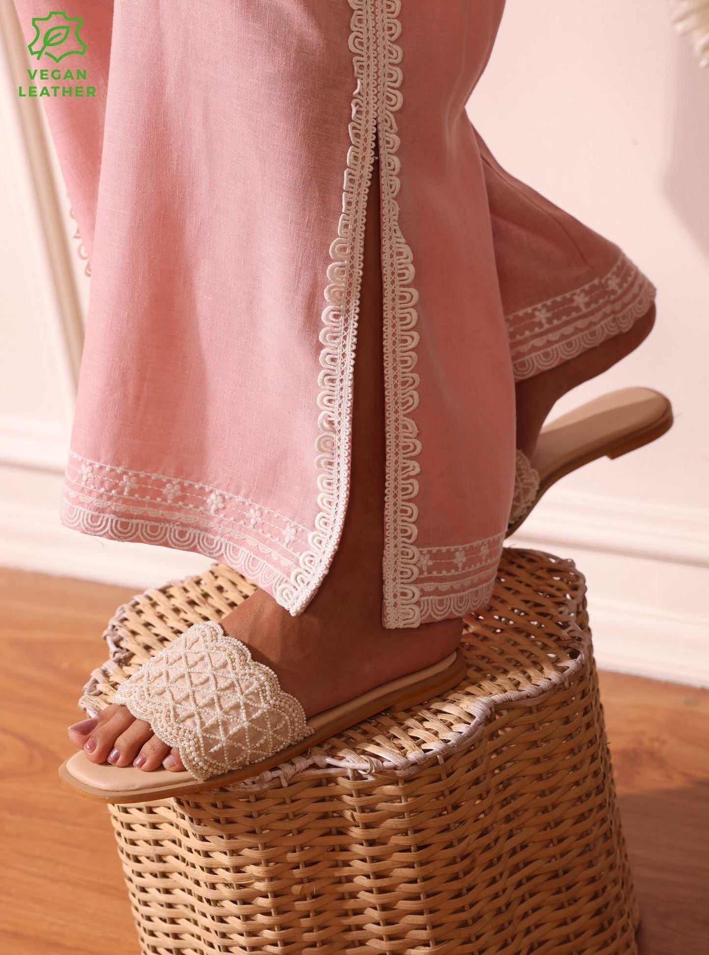 Diva Pink Vegan Flat