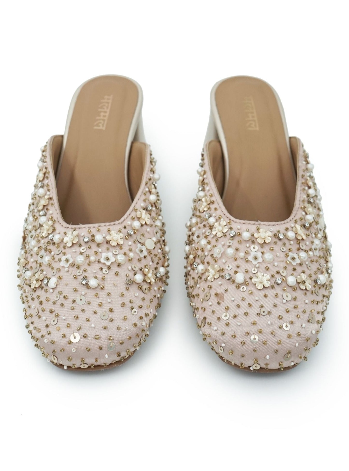 Samara Rose Gold Vegan Mule Heel