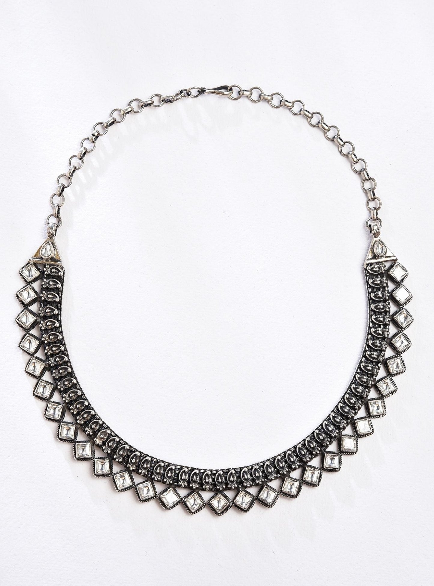 Pure Silver Poorna Necklace