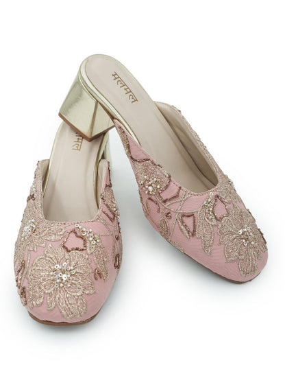 Mantra Pink Vegan Mule Heel