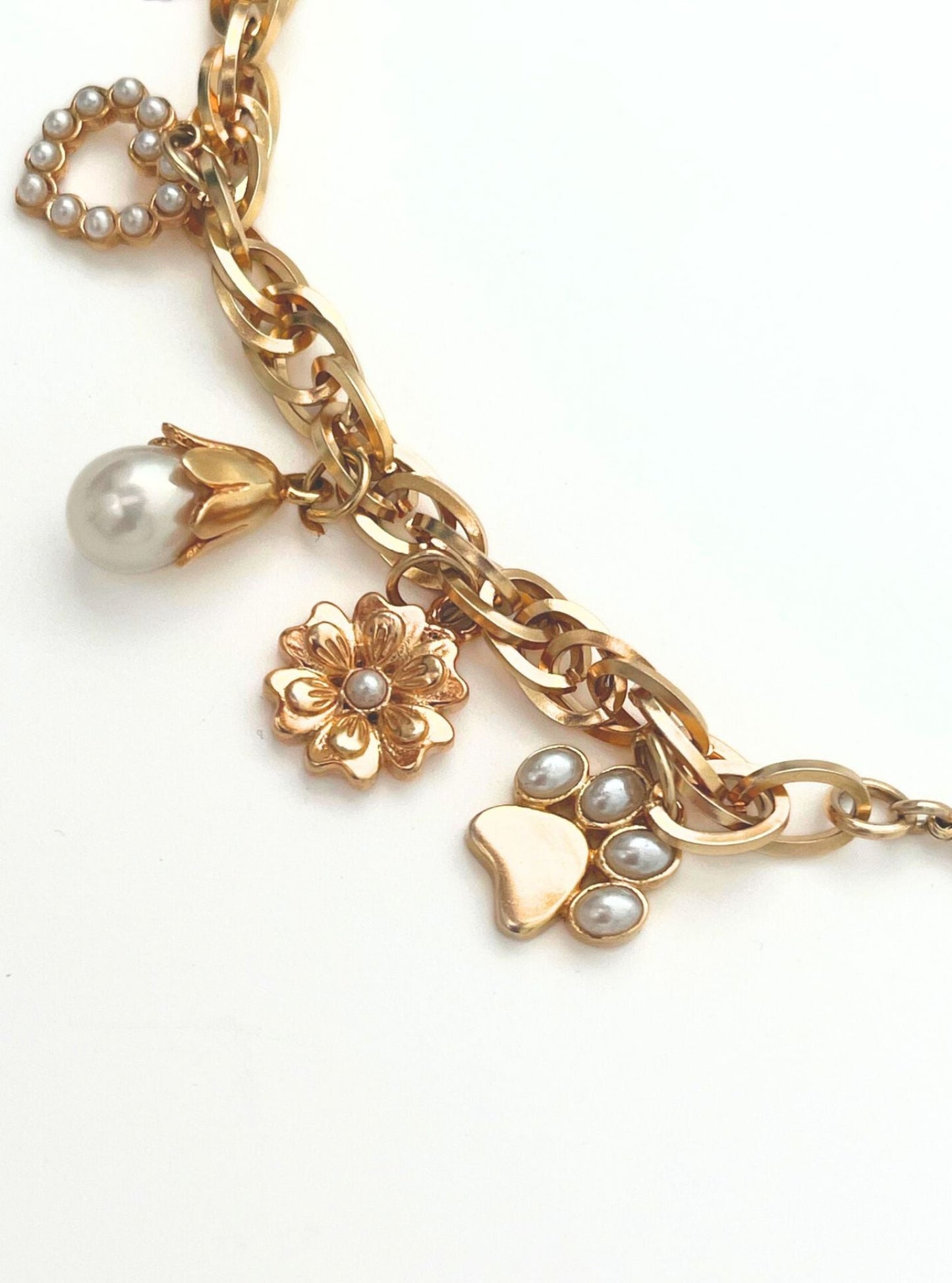 Pure Silver Mulmul Charm Bracelet