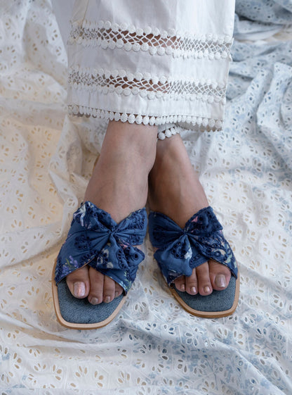 Ember Denim Flat Sandal
