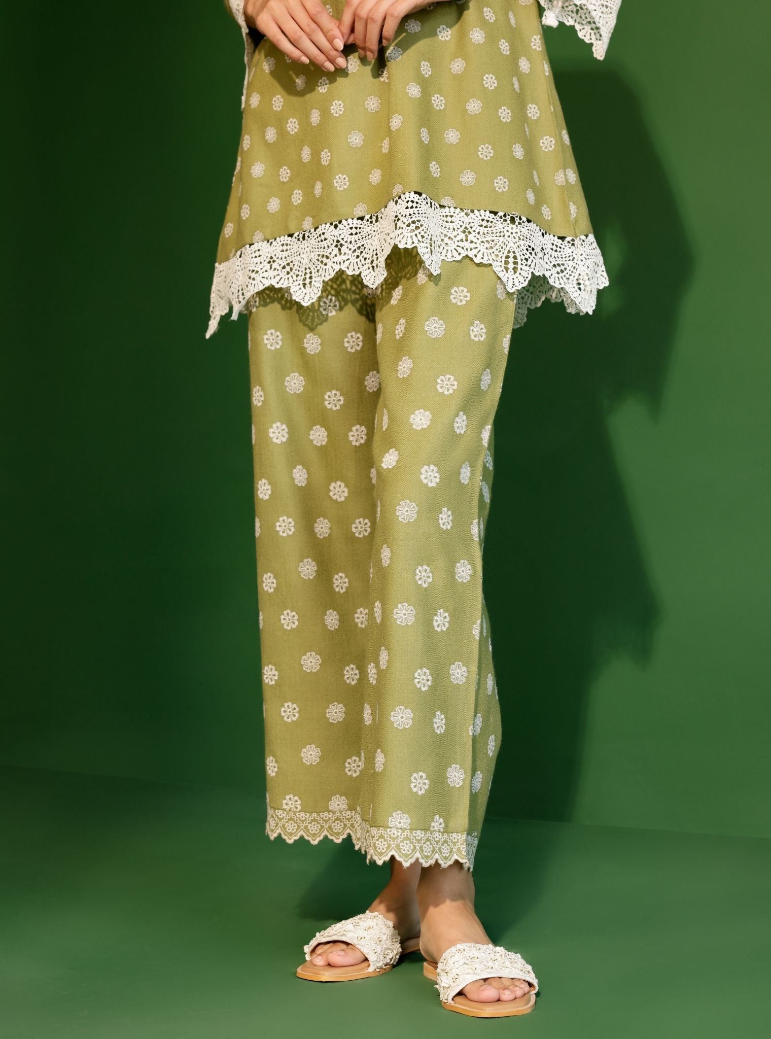 Arden Wool Green Co-ord Set