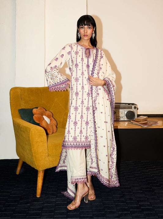 Celia Wool Off White Kurta Set