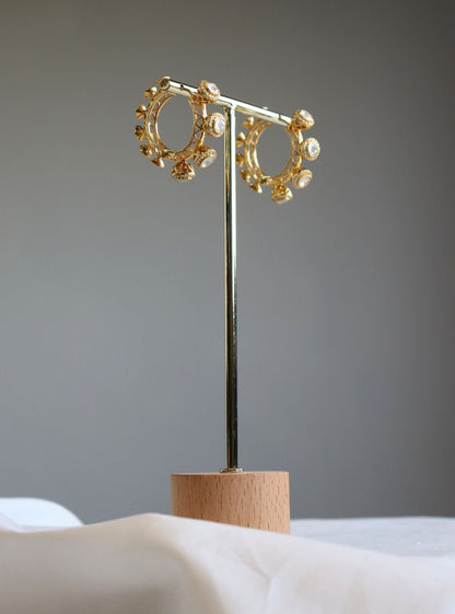 Pure Silver Sara Hoop Earrings