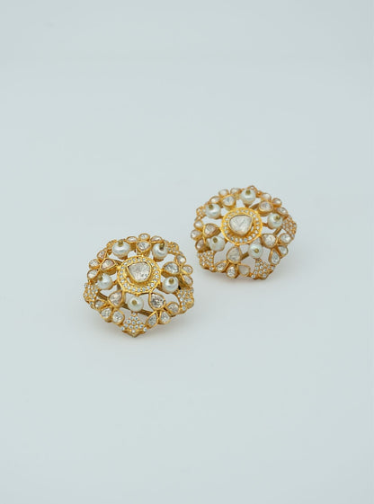 Pure Silver Raya Studs