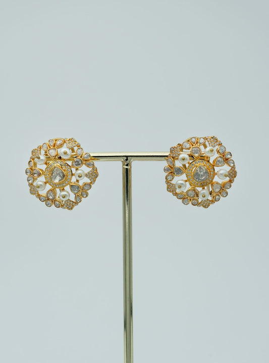 Pure Silver Raya Studs