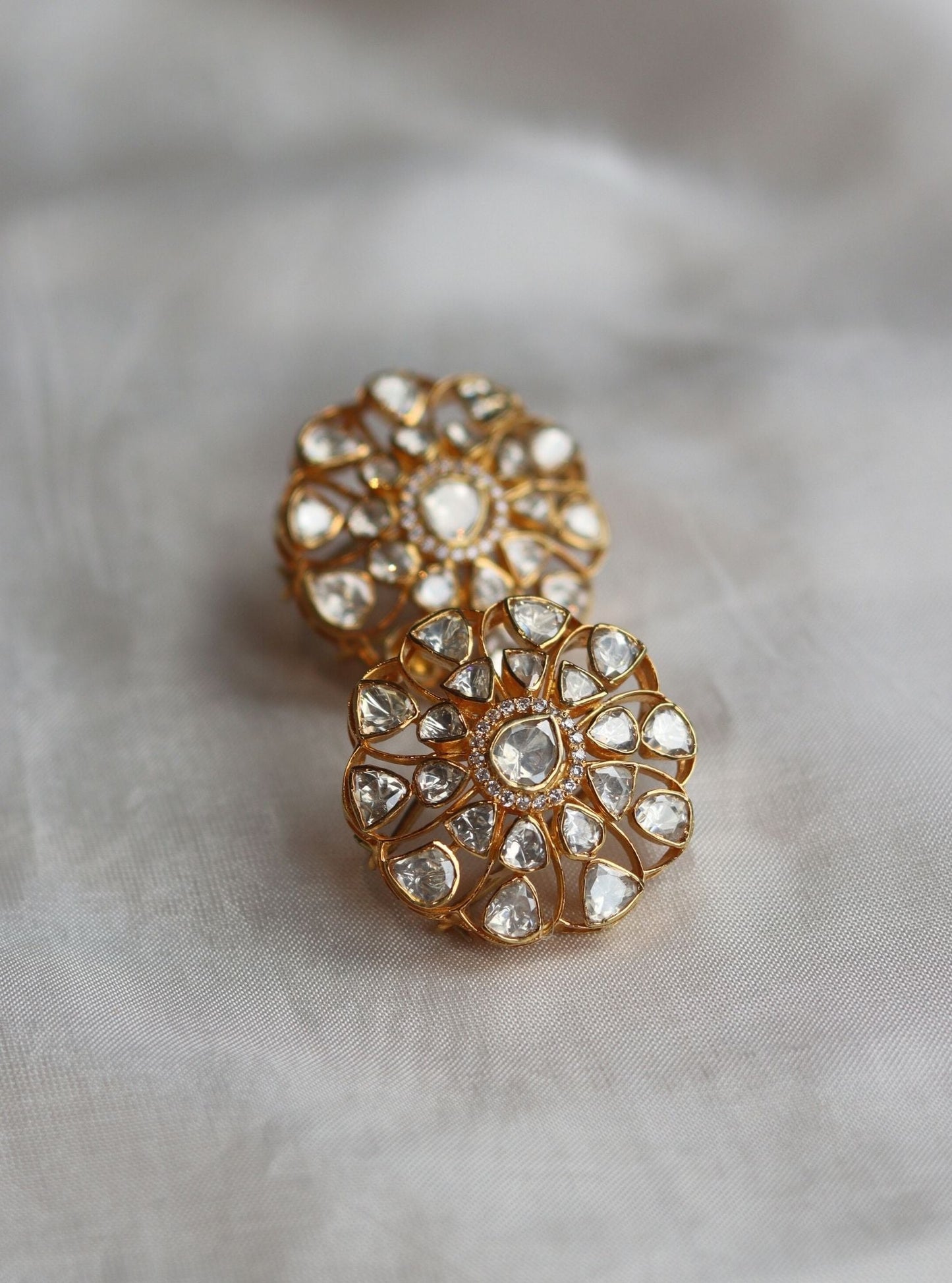 Pure Silver Fari Studs