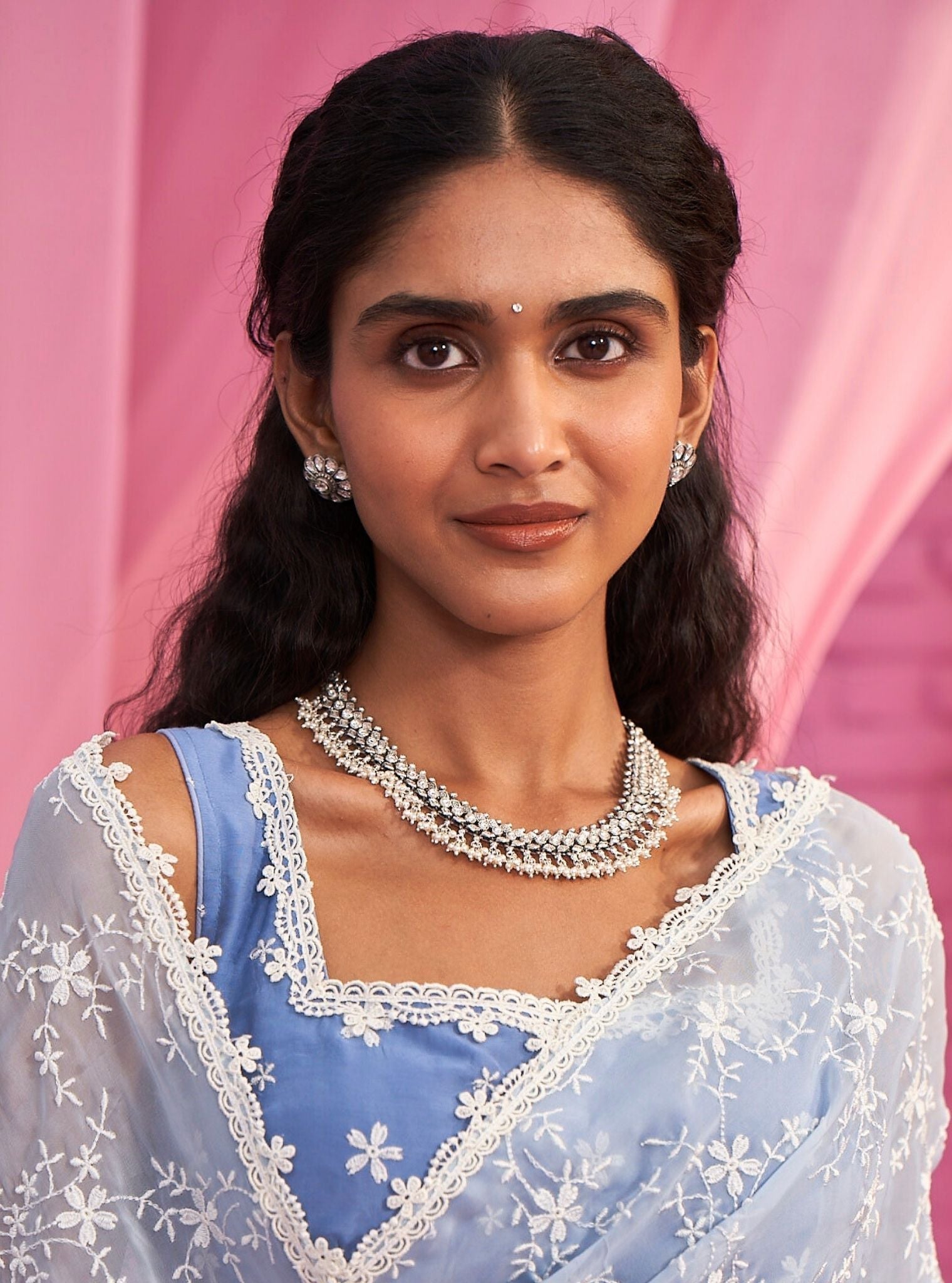 Pure Silver Aashi Necklace