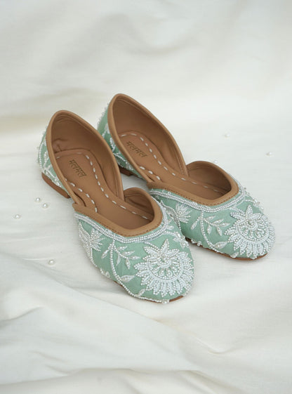 Mira Light green Vegan Jutti