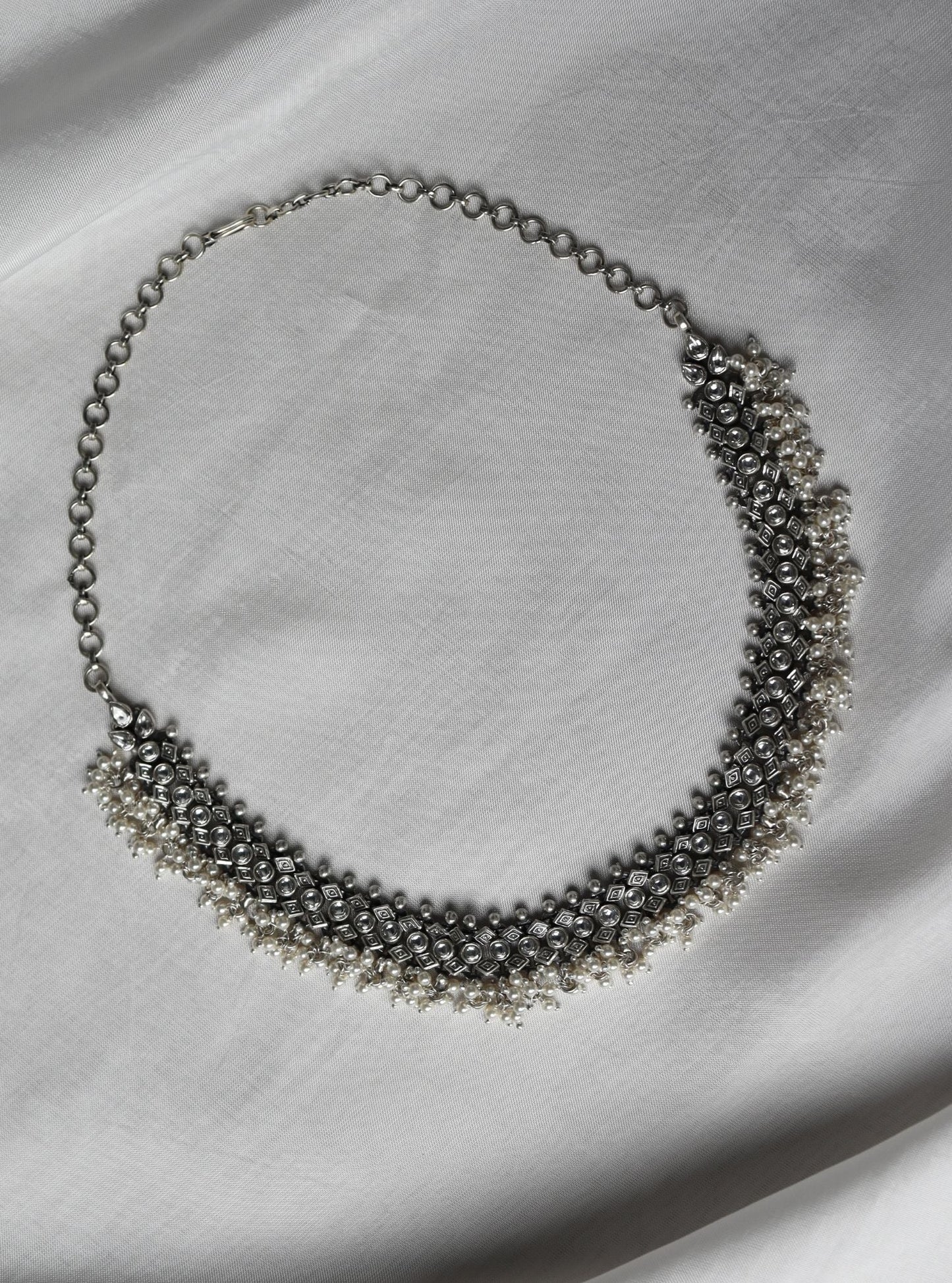 Pure Silver Aashi Necklace