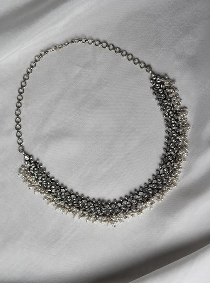 Pure Silver Aashi Necklace