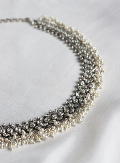 Pure Silver Aashi Necklace