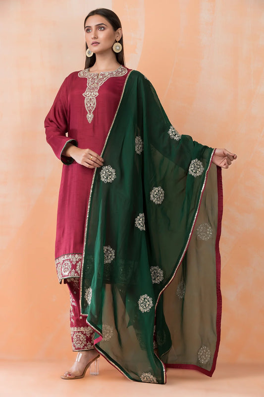 Kurti-Pant-Dupatta Set