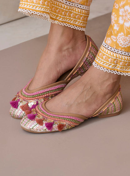 Diana Pink Orange Vegan Jutti