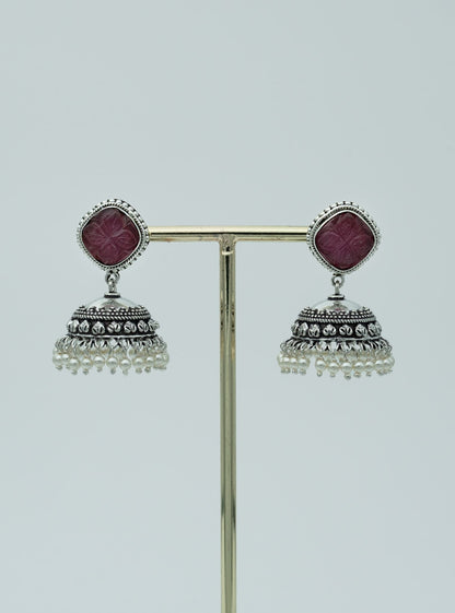 Pure Silver Mahira Jhumki