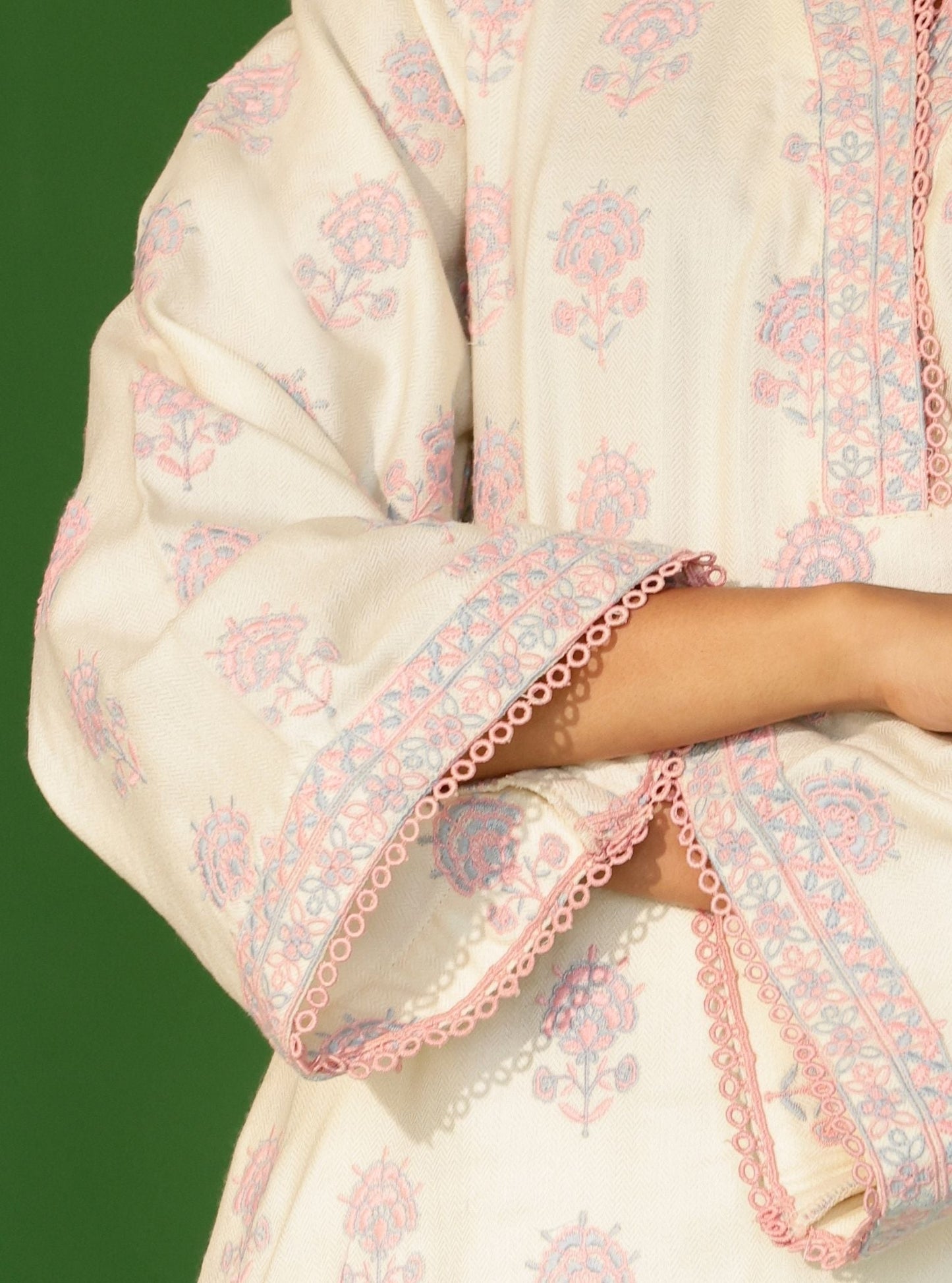 Harlow Wool Off White Kurta Set