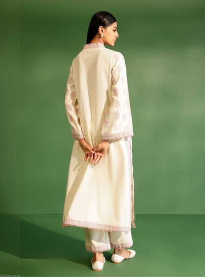 Harlow Wool Off White Kurta Set