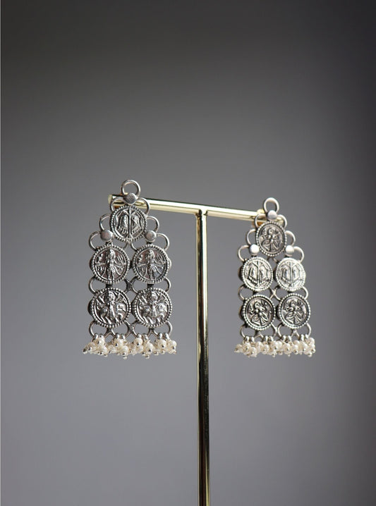 Pure Silver Netra Earrings