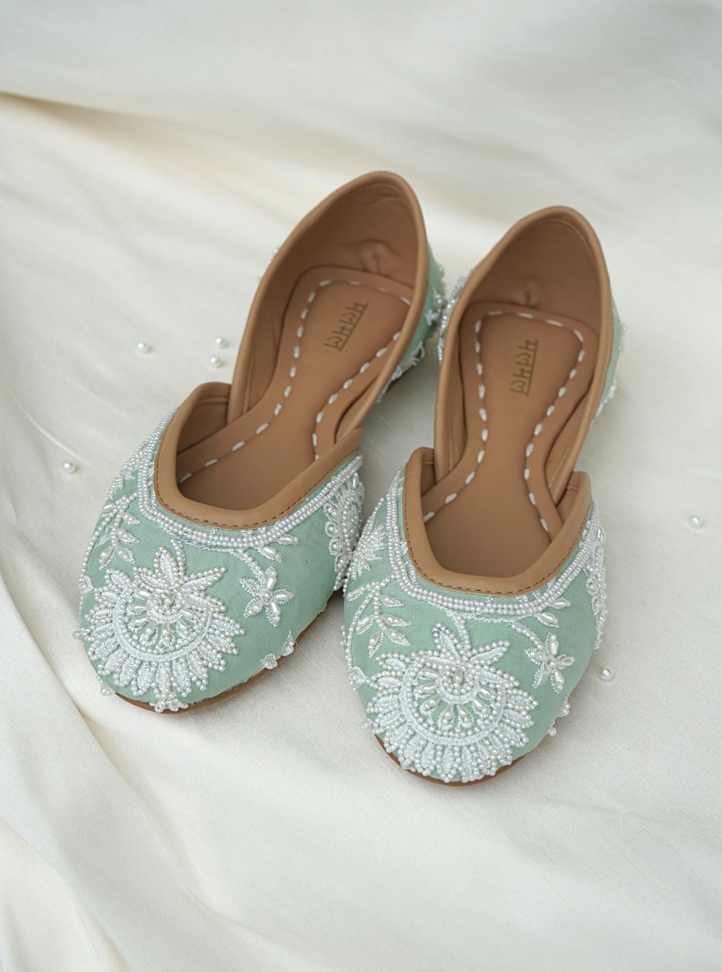 Mira Light green Vegan Jutti