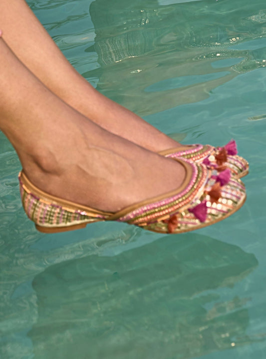 Diana Pink Orange Vegan Jutti