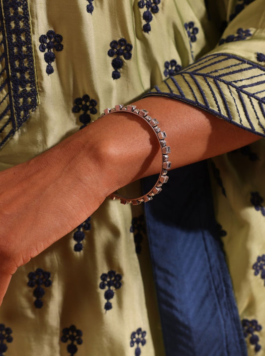 Pure Silver Ahana Bangle