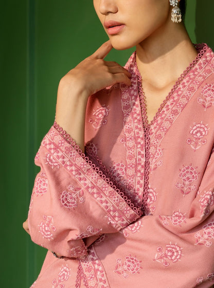 Harlow Wool Pink Kurta Set