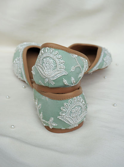 Mira Light green Vegan Jutti