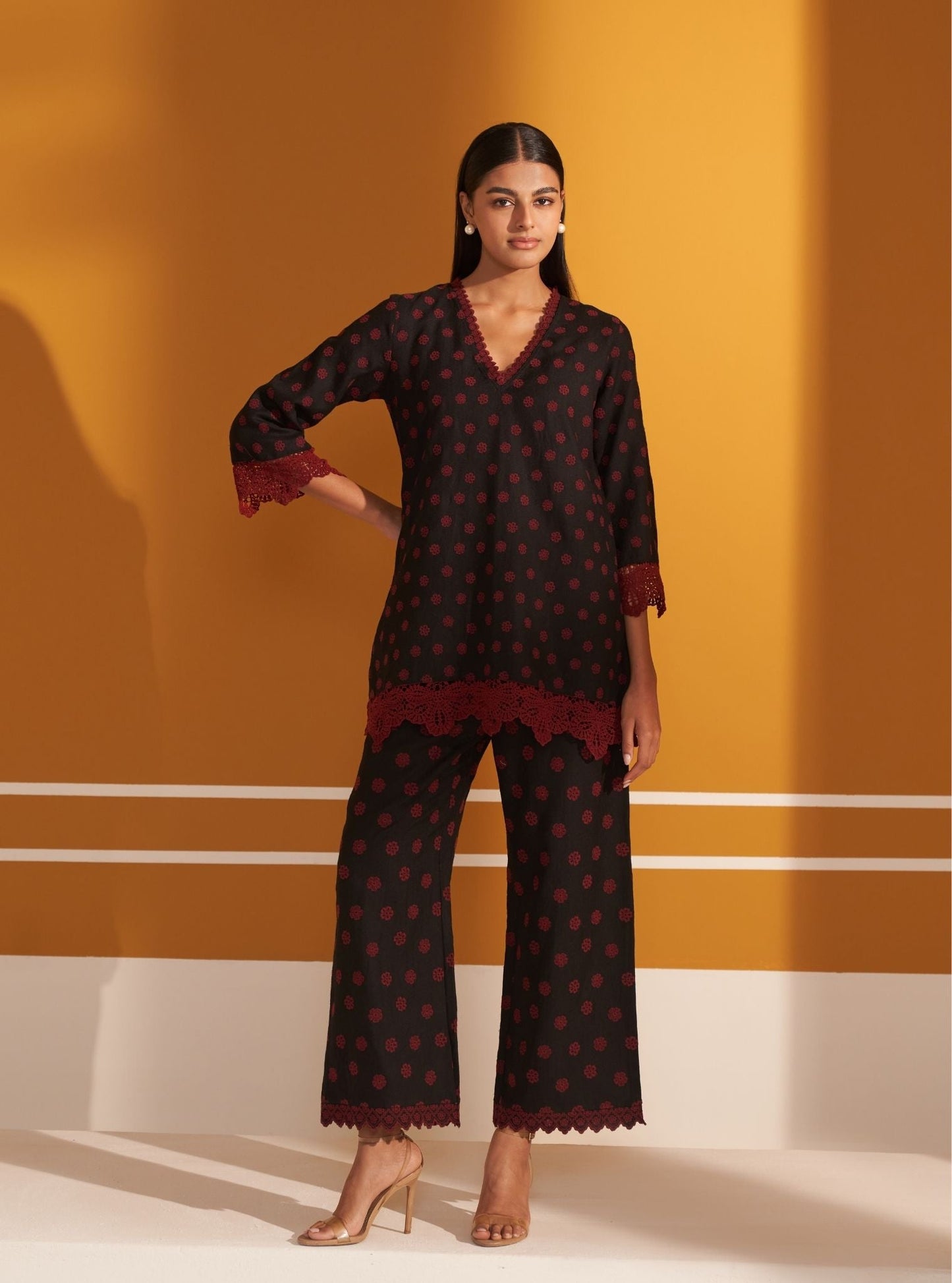 Arden Wool Black Co-ord Set