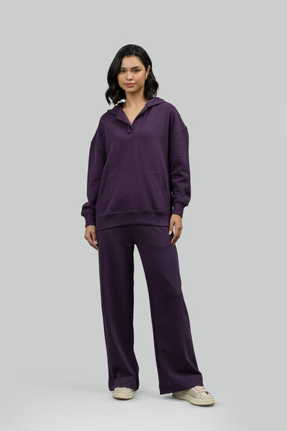 Bordeaux Terry Hoodie Co-ord Set