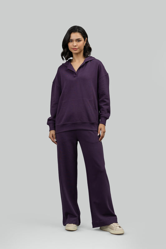 Bordeaux Terry Hoodie Co-ord Set