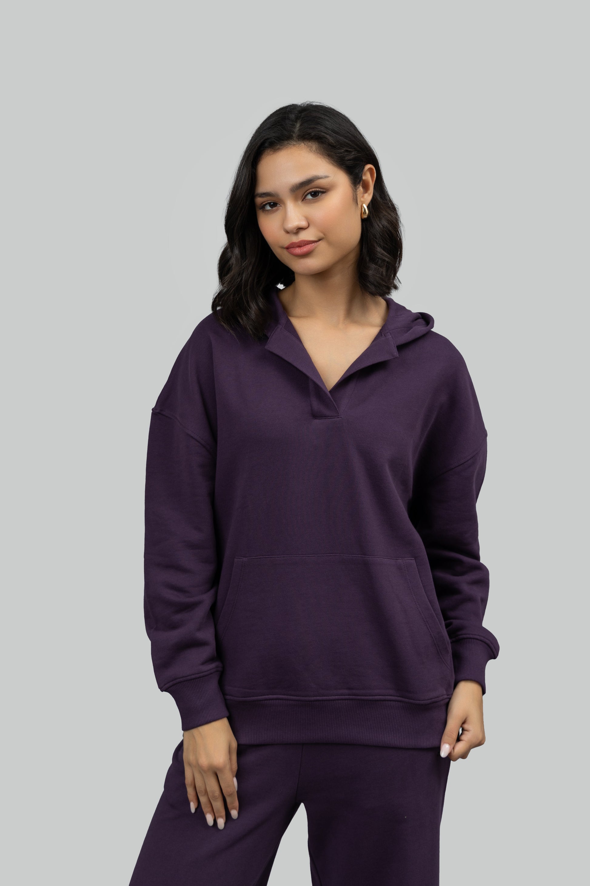 Bordeaux Terry Hoodie Co-ord Set