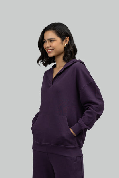 Bordeaux Terry Hoodie Co-ord Set