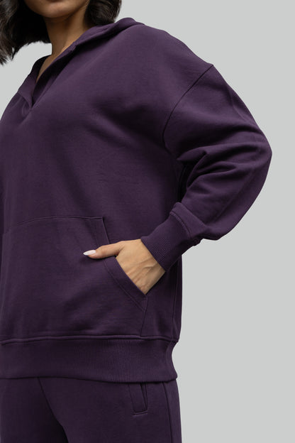 Bordeaux Terry Hoodie Co-ord Set