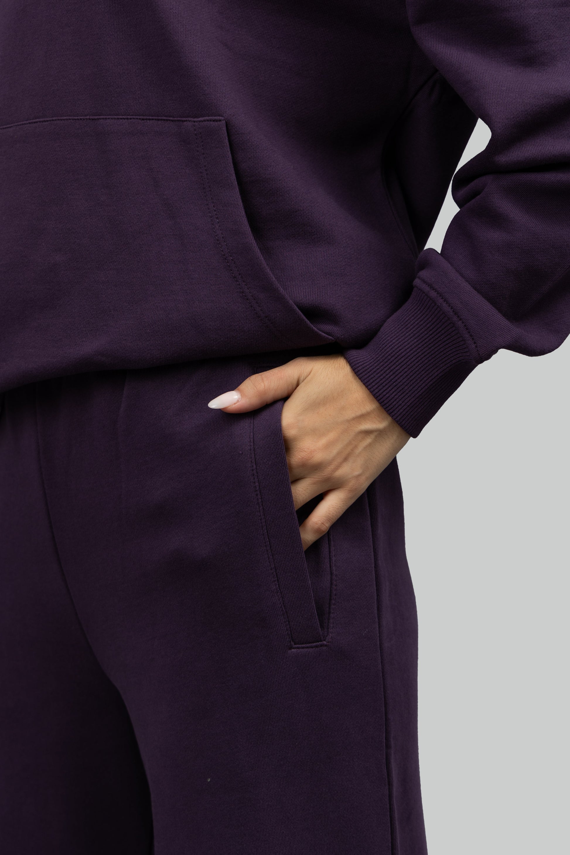 Bordeaux Terry Hoodie Co-ord Set