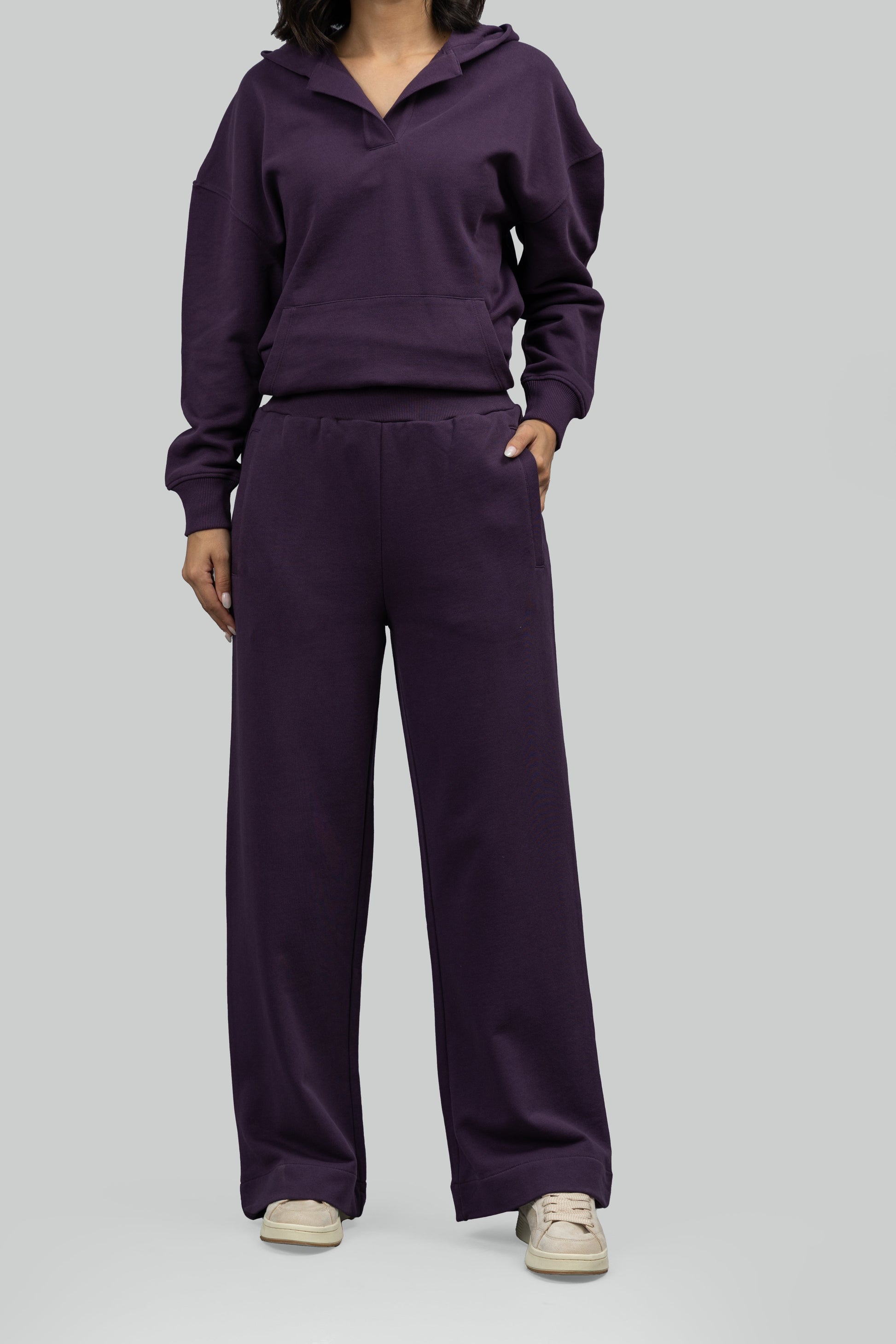 Bordeaux Terry Hoodie Co-ord Set