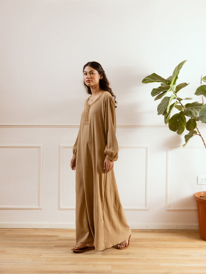 Cocoa Creme Soft Crepe Night Maxi