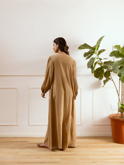 Cocoa Creme Soft Crepe Night Maxi