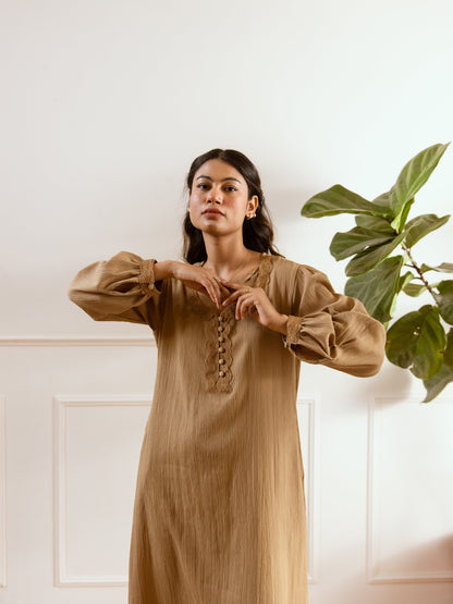 Cocoa Creme Soft Crepe Night Maxi