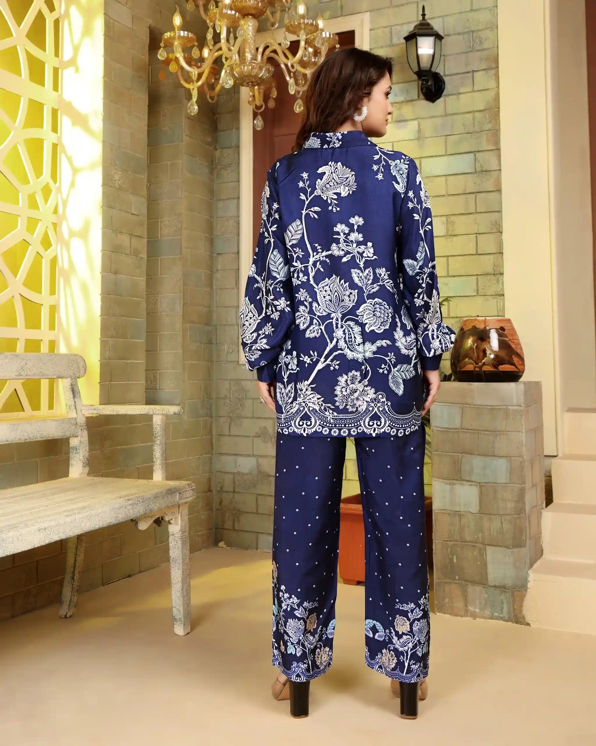 Trendsetter Navy Blue Co-ord Set