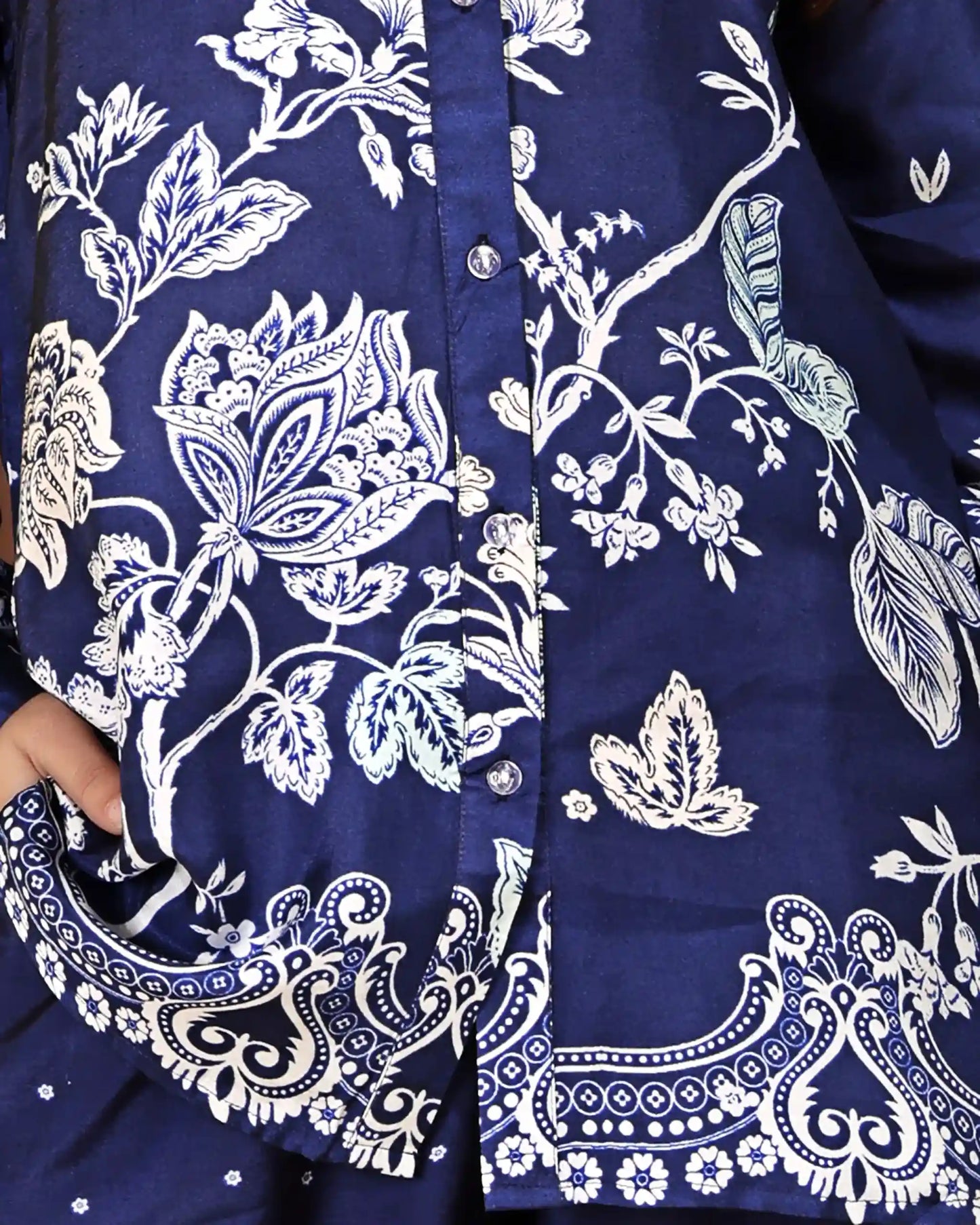 Trendsetter Navy Blue Co-ord Set