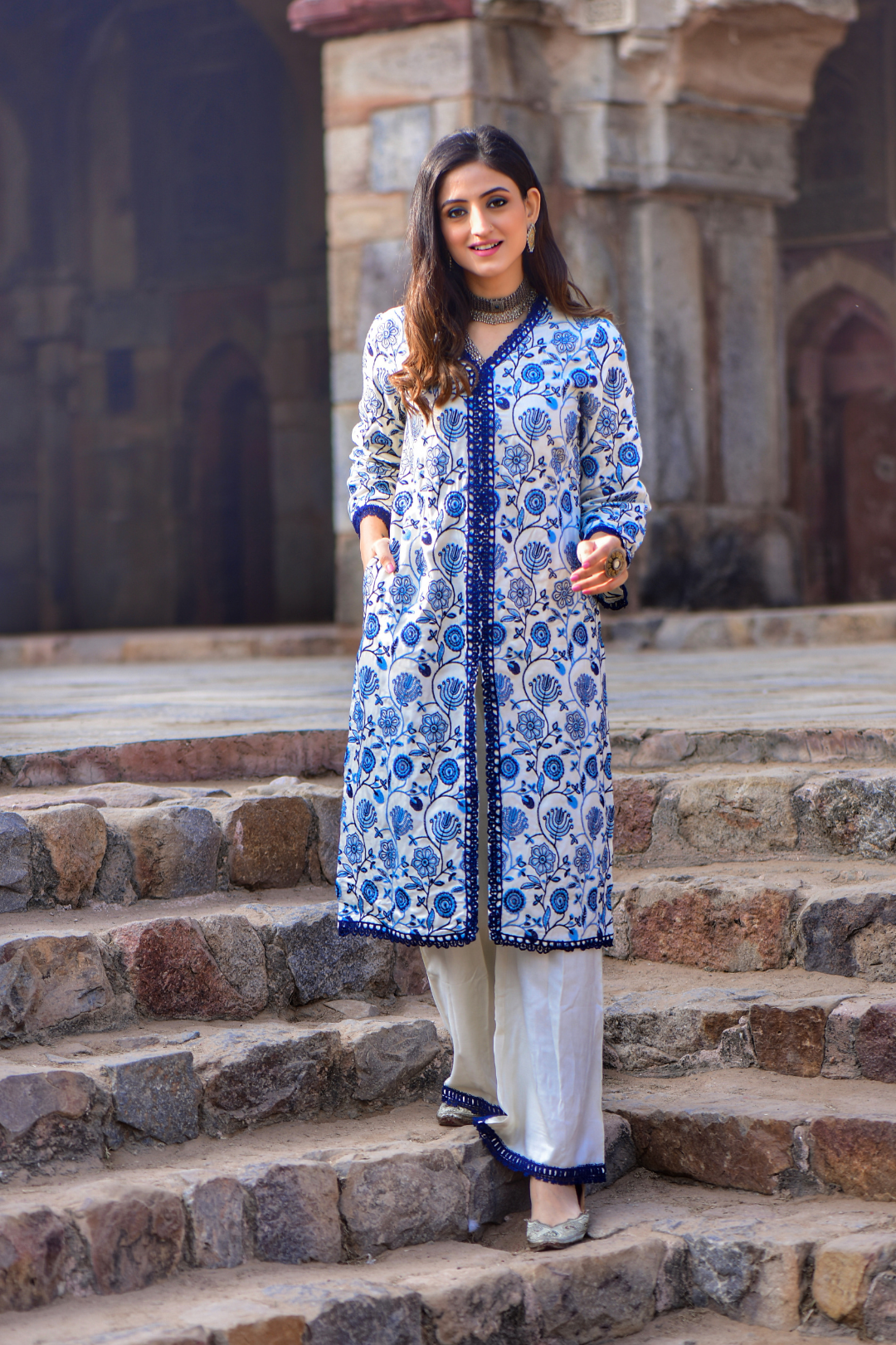Eira Wool Blend Kurta Set