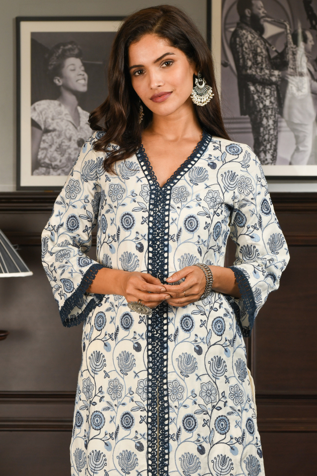 Eira Wool Blend Kurta Set
