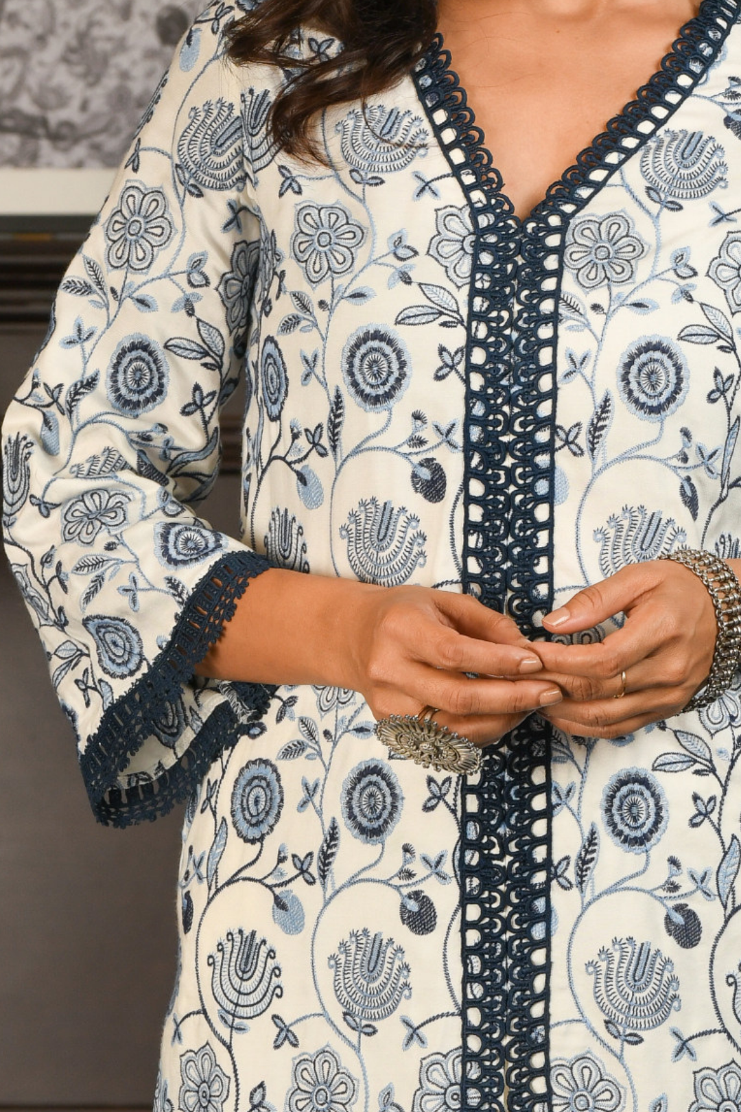 Eira Wool Blend Kurta Set