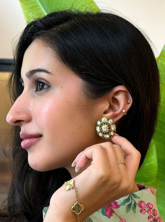 Pure Silver Yalini Studs