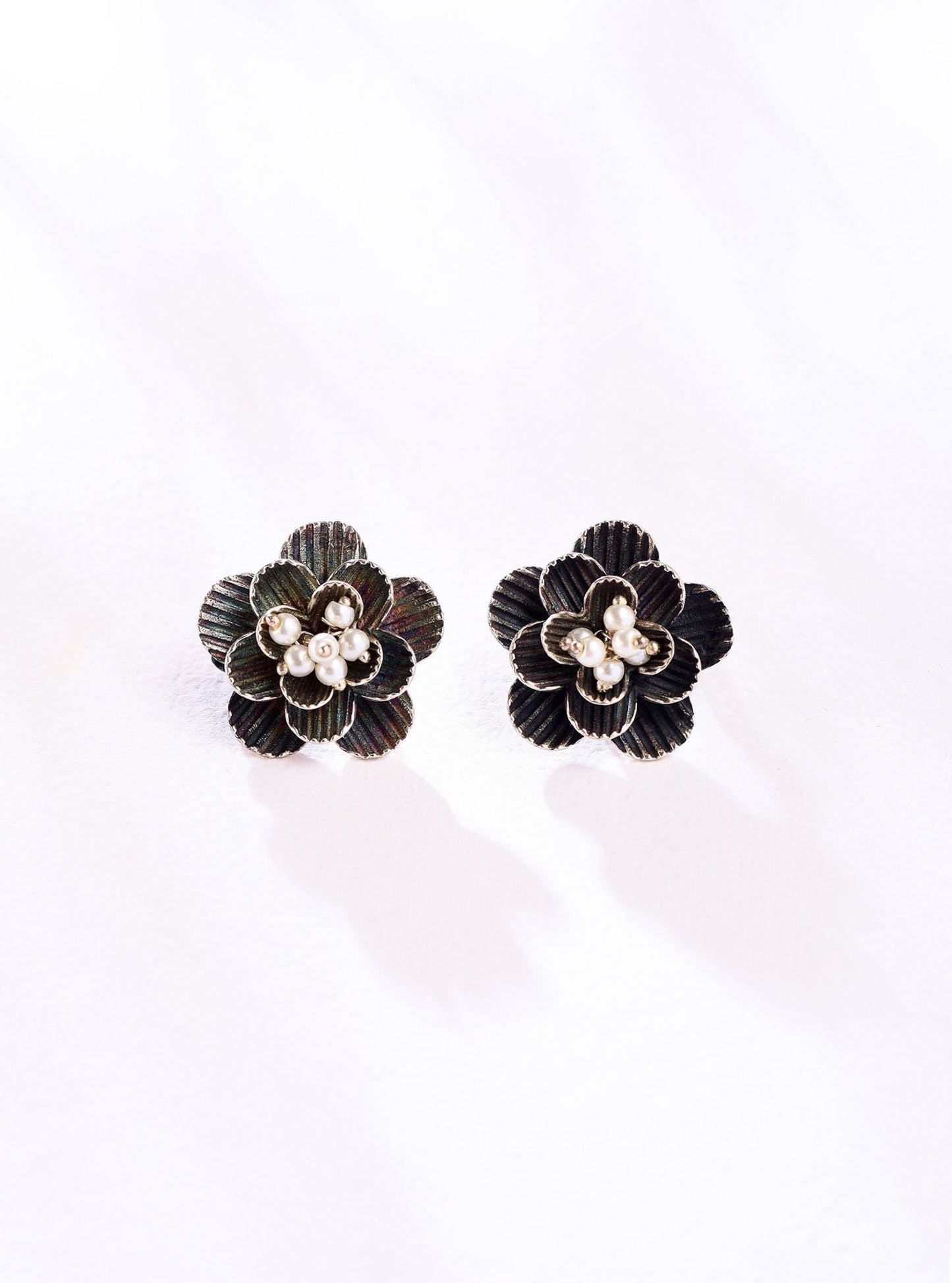 Pure Silver Nour Studs