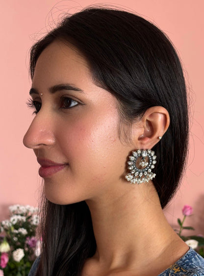 Pure Silver Salma earrings